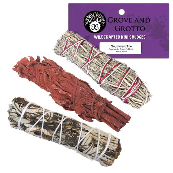 Southwest Herb Bundle Trio (Sagebrush, Dragon s Blood, and Yerba Santa) Online now - Image 2