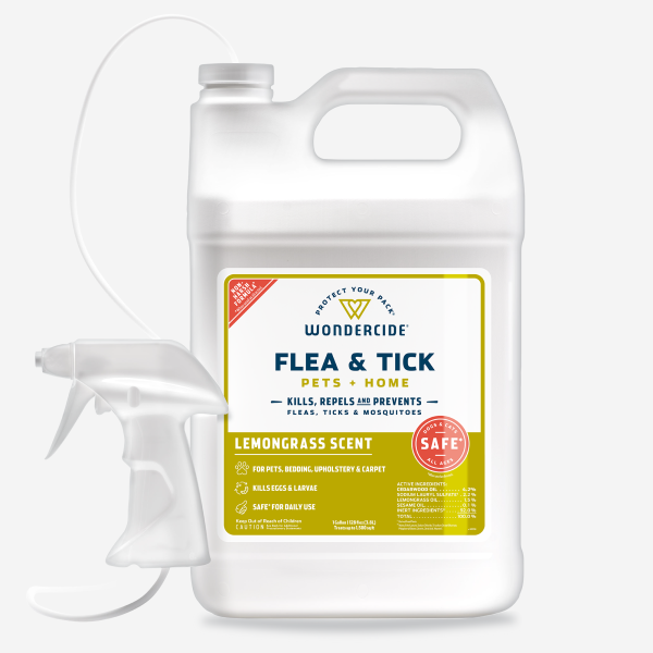 128 oz. Lemongrass Flea & Tick Spray for Pets + Home with Natural Essential Oils Online
