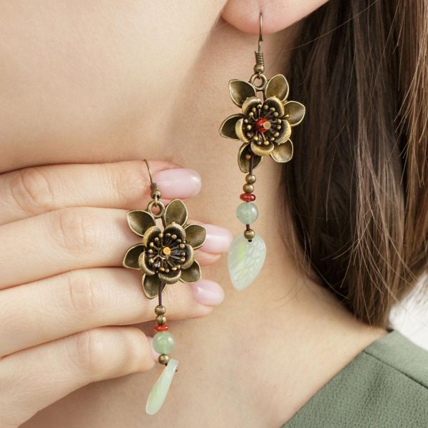 Blossom Aventurine Earrings Sale - Image 2