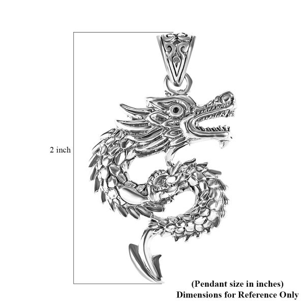 Balinese Dragon Pendant in Sterling Silver – Harness Power & Prosperity For Cheap - Image 3