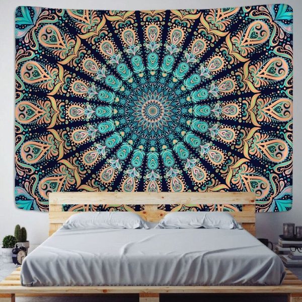 Wondrous Mandala Tapestry Decor For Sale