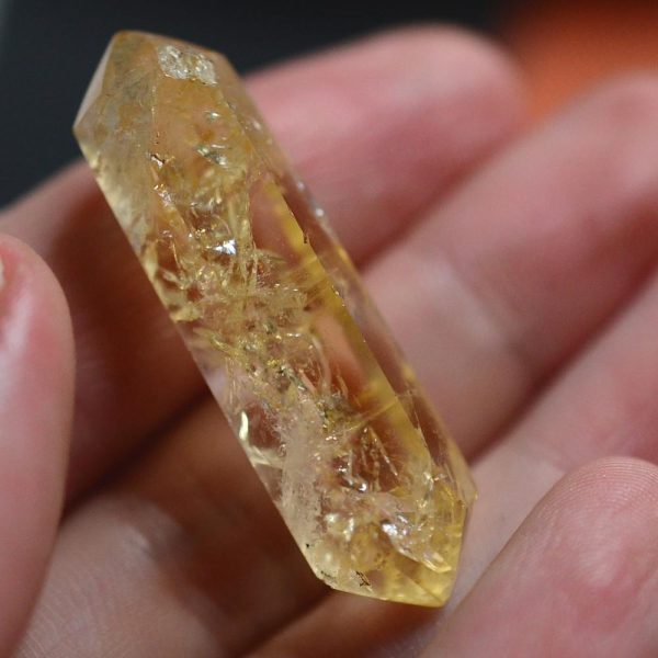 Polished Citrine Double Terminated Point Online now - Image 5