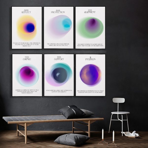 Spiritual Angel Numerology Art Decor Hot on Sale - Image 4