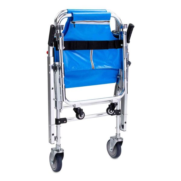 LINE2design Stair Chair EMS Evacuation Medical 4Wheels Transport Chair-Blue-USED on Sale - Image 2