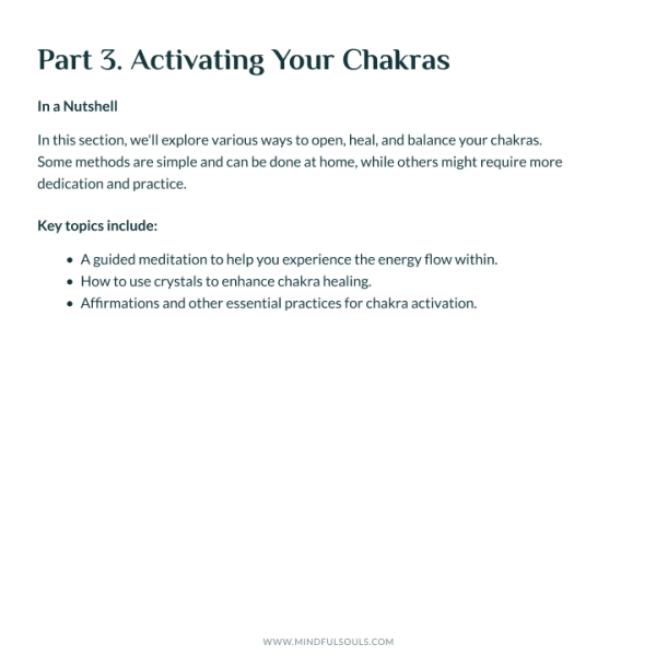Chakra Balance for Real People: Your Printable Workbook & Guide (50 pages) Supply - Image 4