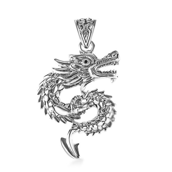Balinese Dragon Pendant in Sterling Silver – Harness Power & Prosperity For Cheap - Image 2