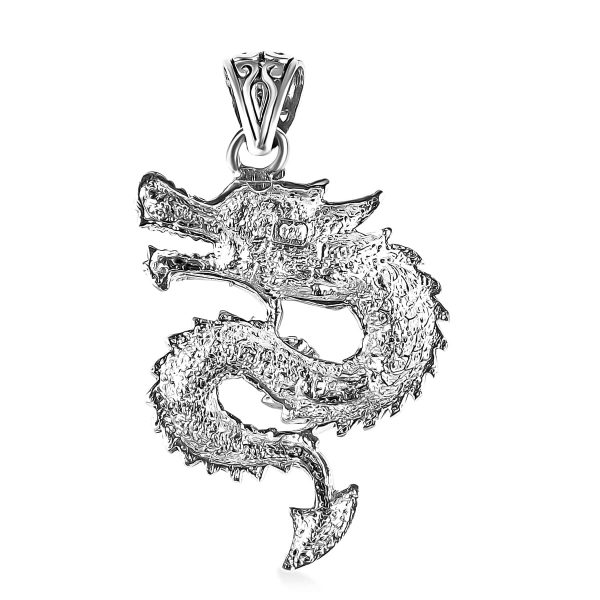 Balinese Dragon Pendant in Sterling Silver – Harness Power & Prosperity For Cheap - Image 4