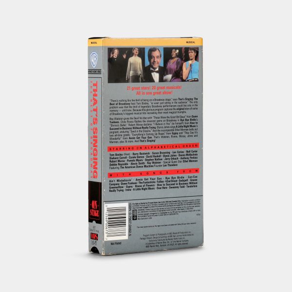 That s Singing: The Best Of Broadway VHS Tape Discount - Image 2