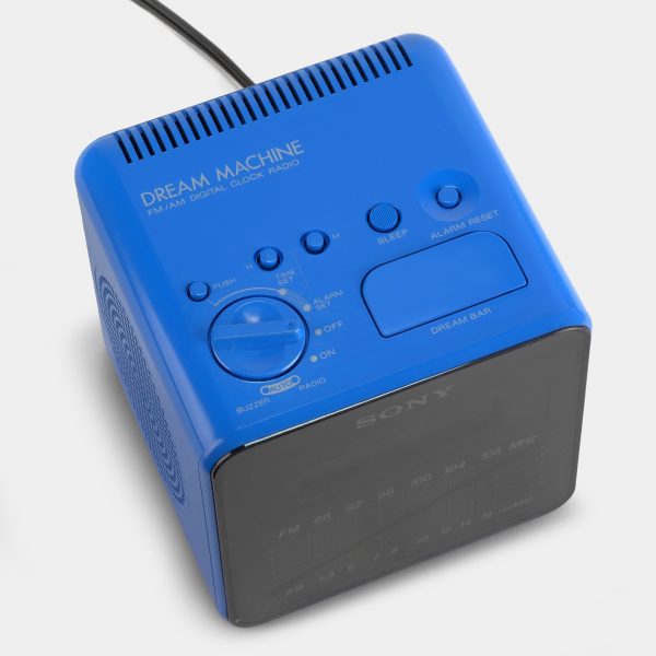 Sony Dream Machine ICF-C10W Blue Alarm Clock and Radio Sale - Image 2